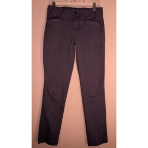 Patagonia Women Blue Soft Stretch Cotton Cargo Pants 6 *READ